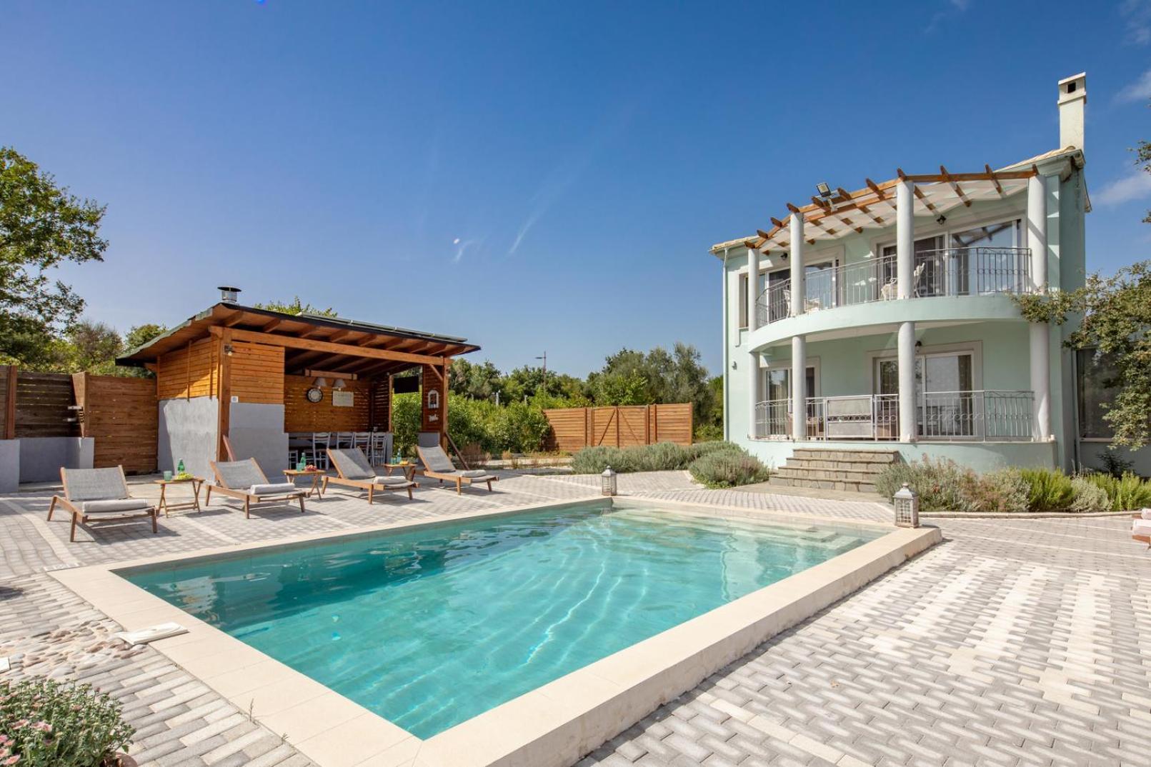 Villa Serenity - Off Grid Villa Poulades ภายนอก รูปภาพ