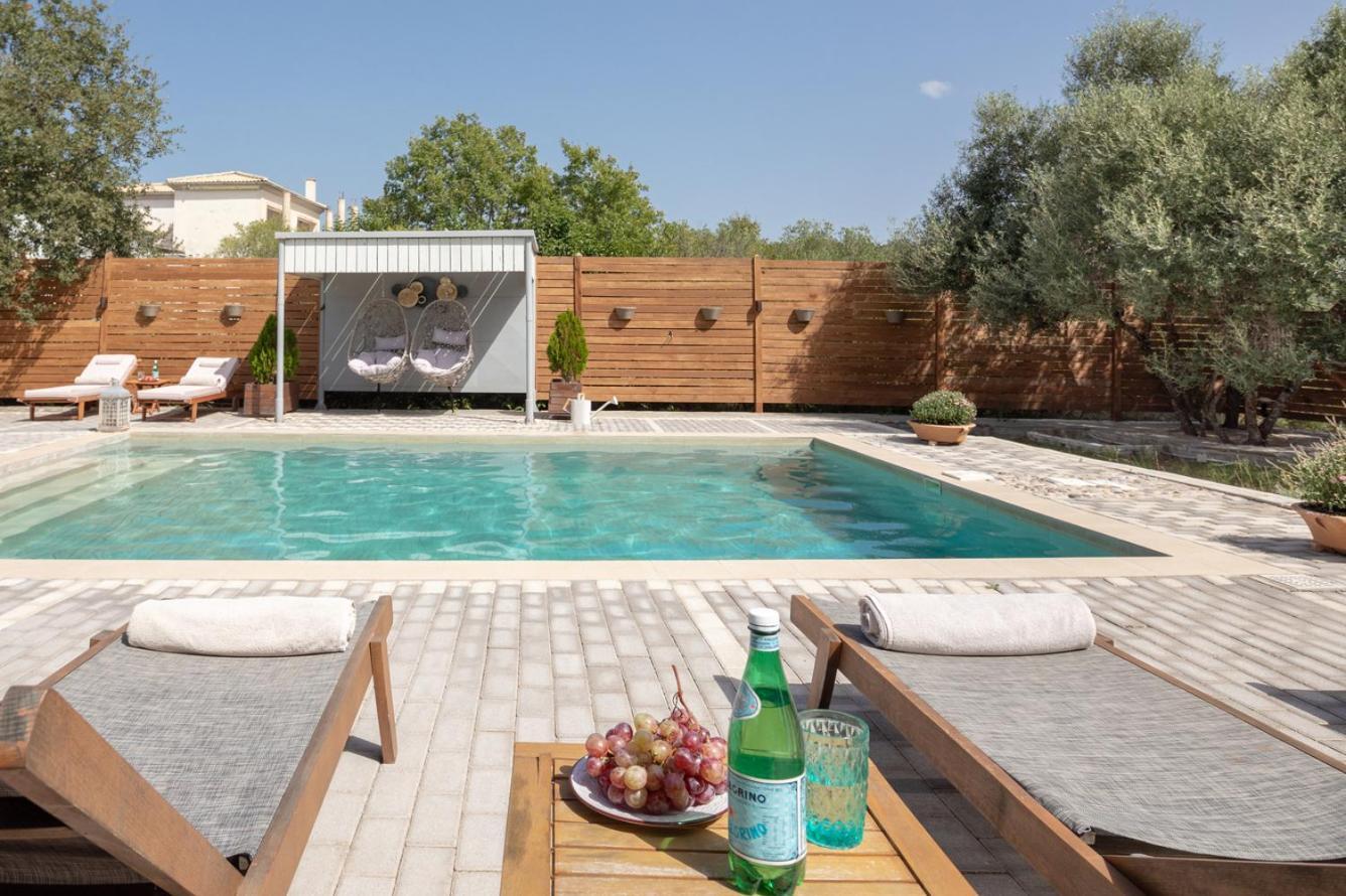 Villa Serenity - Off Grid Villa Poulades ภายนอก รูปภาพ