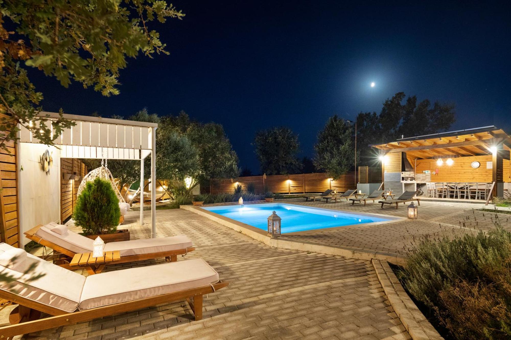 Villa Serenity - Off Grid Villa Poulades ภายนอก รูปภาพ