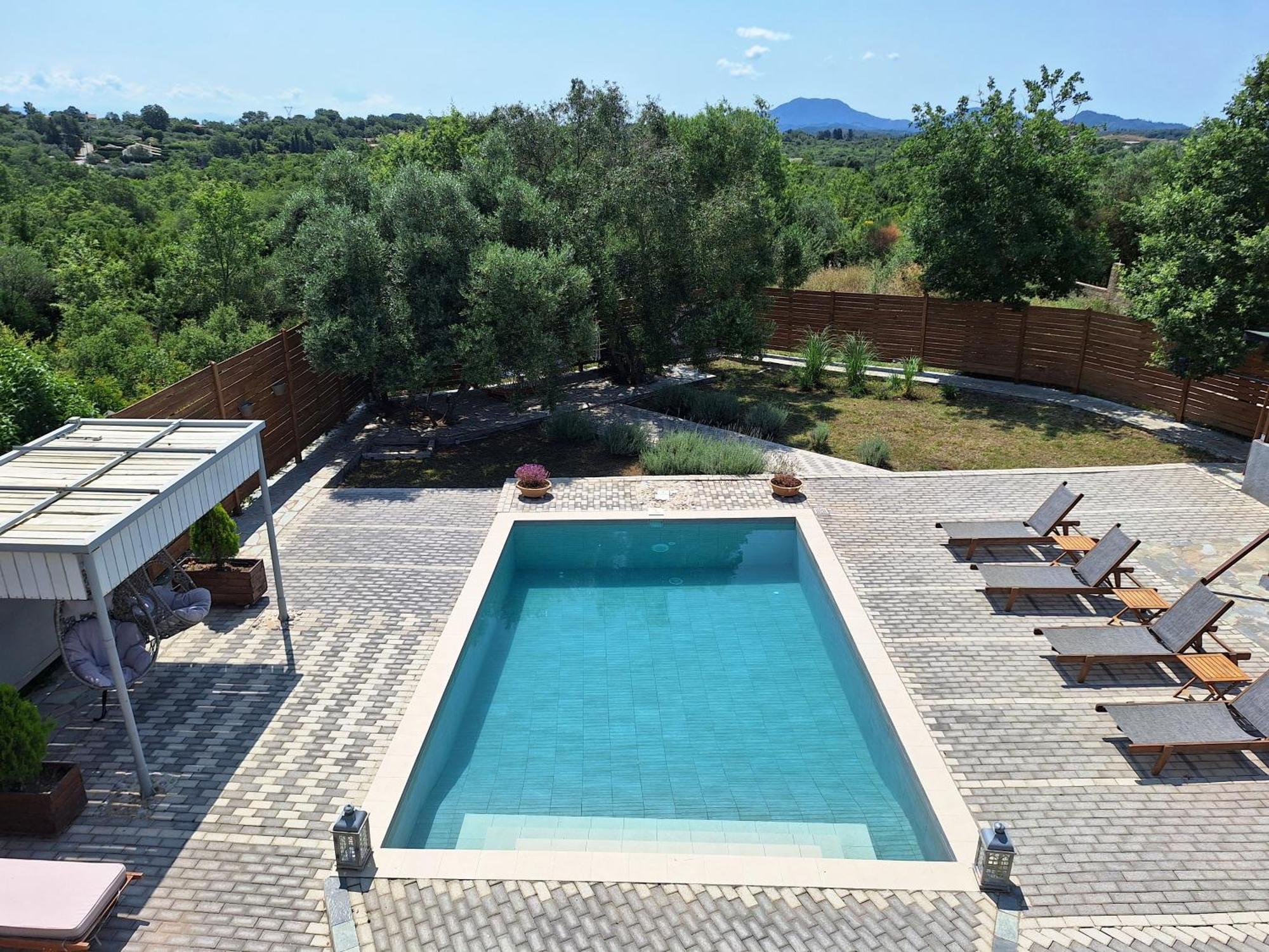 Villa Serenity - Off Grid Villa Poulades ภายนอก รูปภาพ
